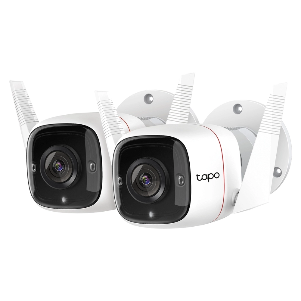 TP-LINK TAPO C310P2 (TAPO C310*2) Outdoor Security Wi-Fi Camera, 3MP, Ultra-High-Definition Video